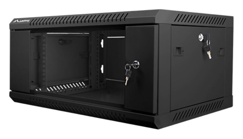 Lanberg WF01-6404-10B armario rack 4U Bastidor de pared Negro