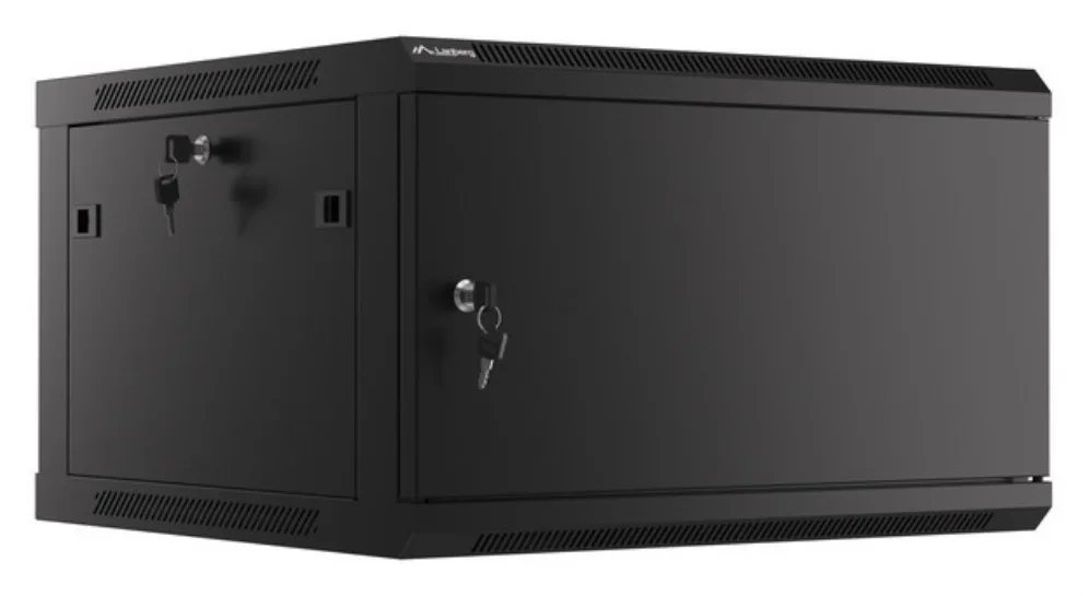 Lanberg WF01-6606-00B armario rack 6U Bastidor de pared Negro