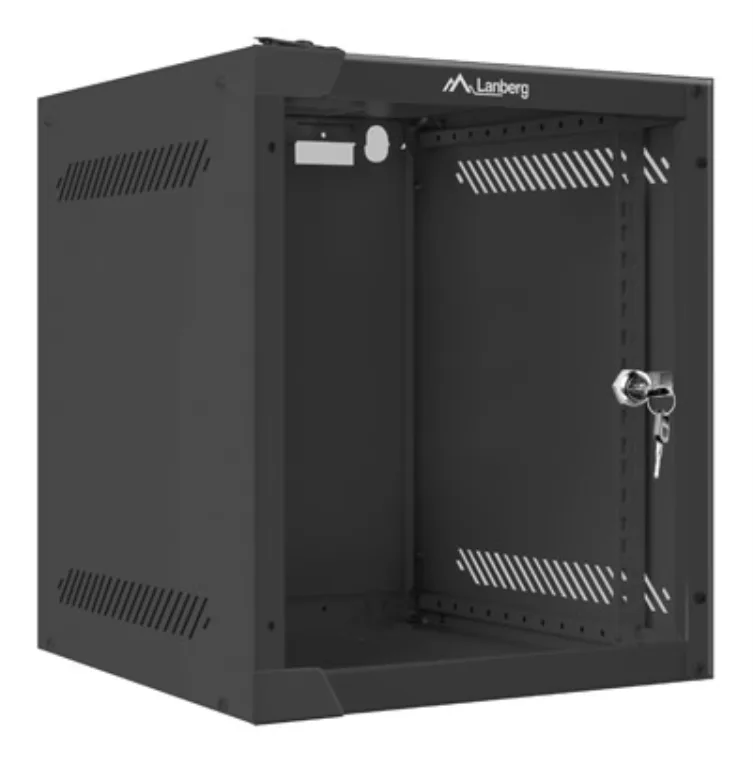 Lanberg WF10-2306-10B armario rack 6U Bastidor de pared Negro