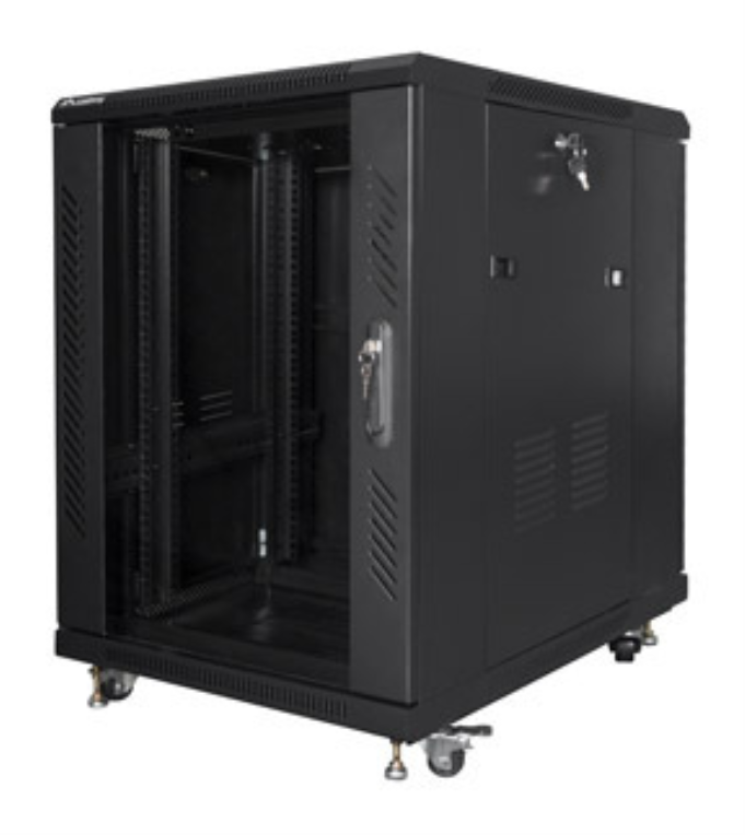 Lanberg FF01-6815-12B armario rack 15U Rack o bastidor independiente Negro