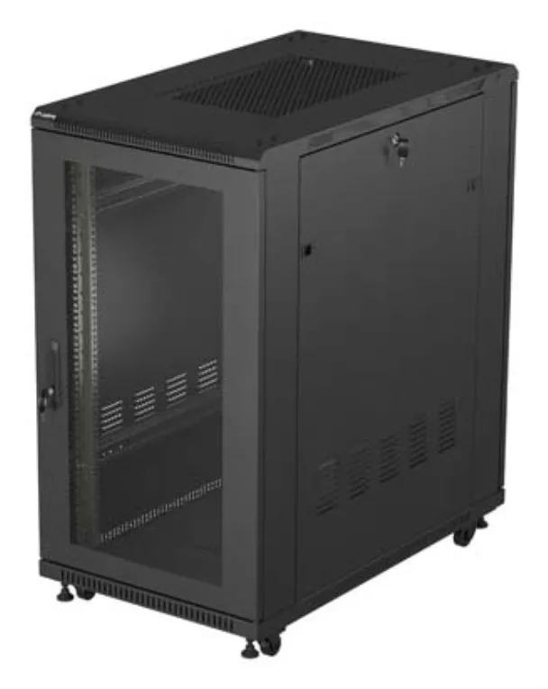 Lanberg FF01-6022-23B armario rack 22U Rack o bastidor independiente Negro