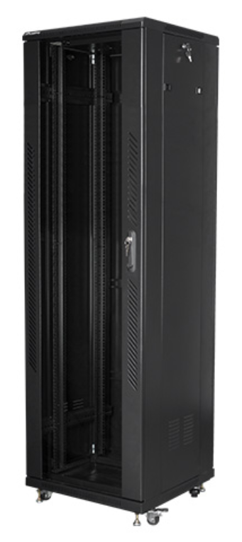 Lanberg FF01-6642-12B armario rack 42U Rack o bastidor independiente Negro