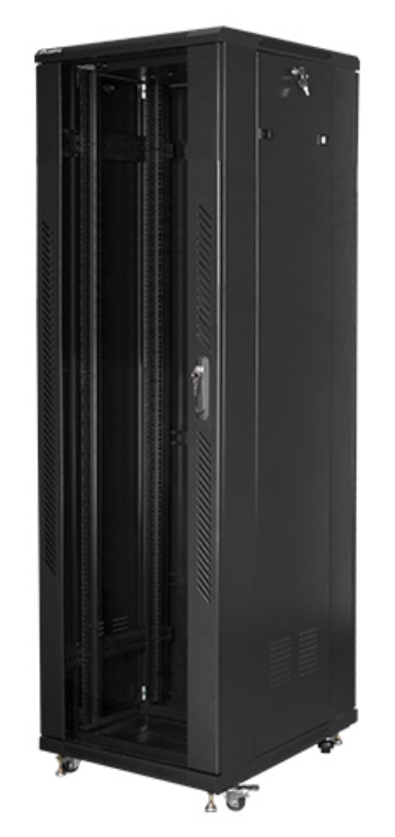 Lanberg FF01-6842-12B armario rack 42U Rack o bastidor independiente Negro