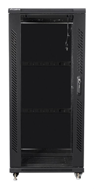 Lanberg FF01-6627-12B armario rack 27U Rack o bastidor independiente Negro