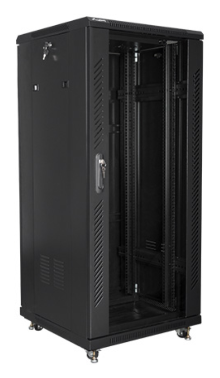 Lanberg FF01-6627-12B armario rack 27U Rack o bastidor independiente Negro