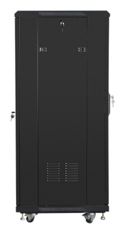Lanberg FF01-6627-12B armario rack 27U Rack o bastidor independiente Negro