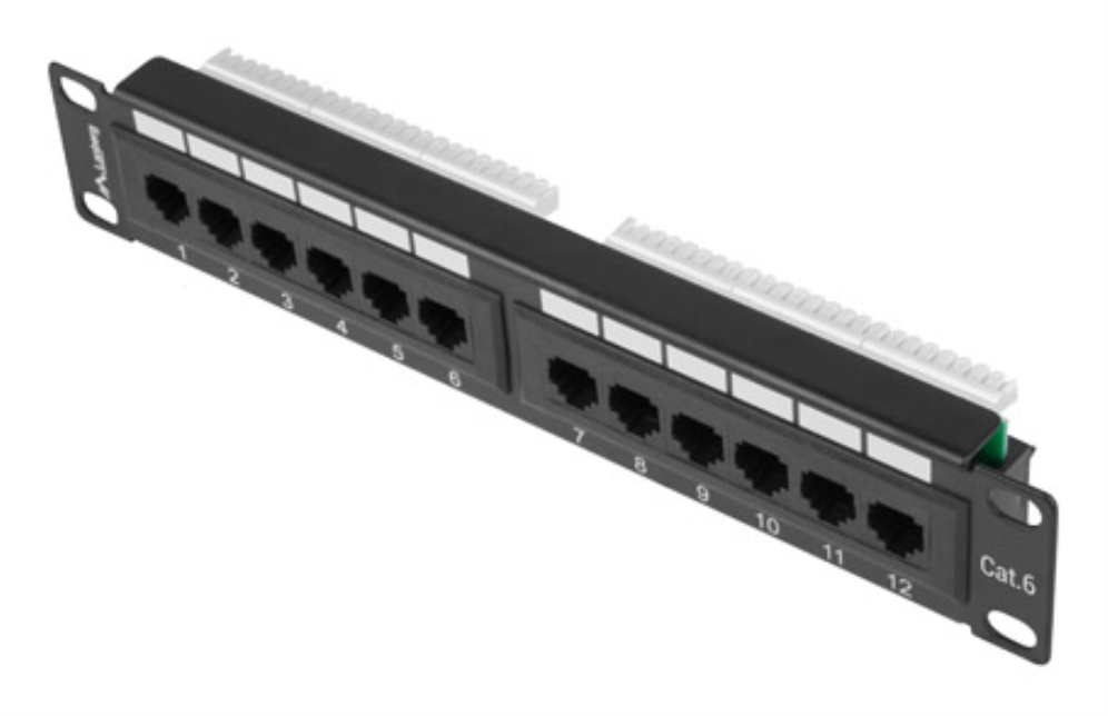 Lanberg PPU6-9012-B panel de parcheo