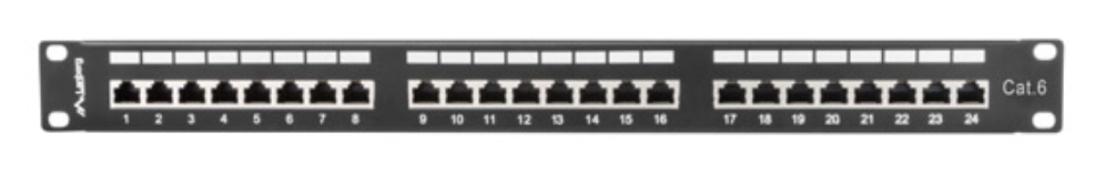 Lanberg PPS6-1024-B panel de parcheo 1U