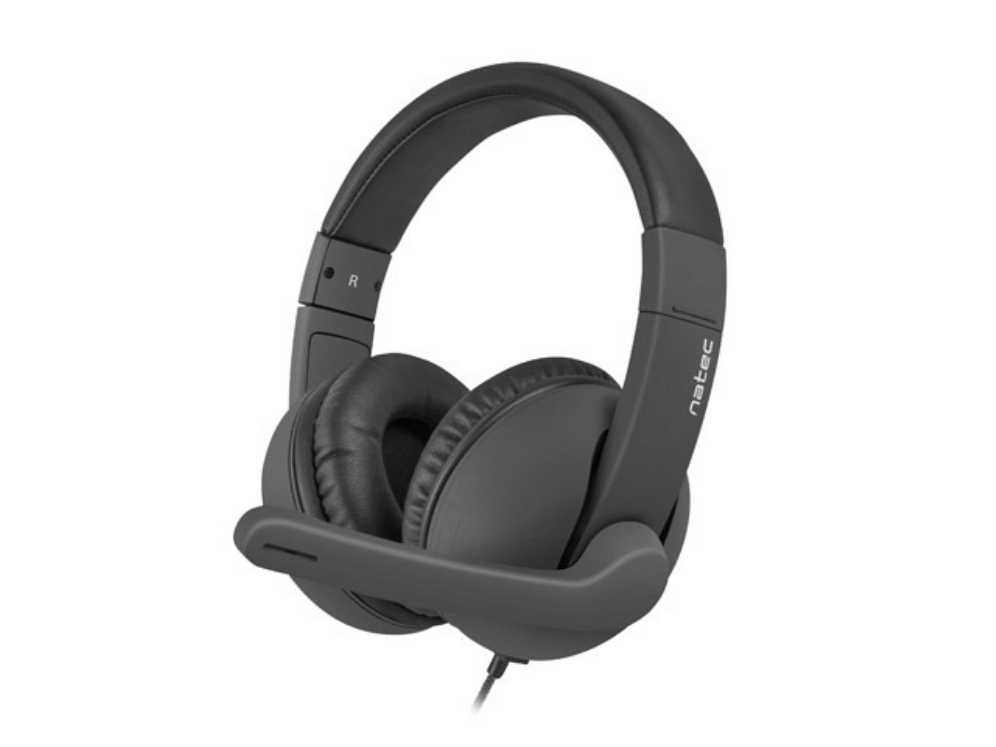 NATEC Rhea Auriculares Alámbrico Diadema Juego Negro
