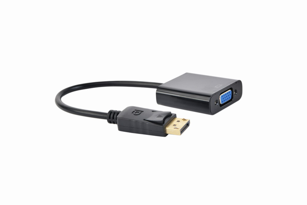 Gembird A-DPM-VGAF-02 adaptador de cable de vídeo 0,15 m VGA (D-Sub) DisplayPort Negro