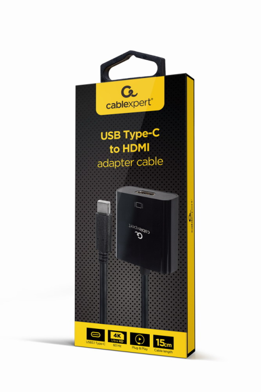 Gembird A-CM-HDMIF-04 Adaptador gráfico USB Negro