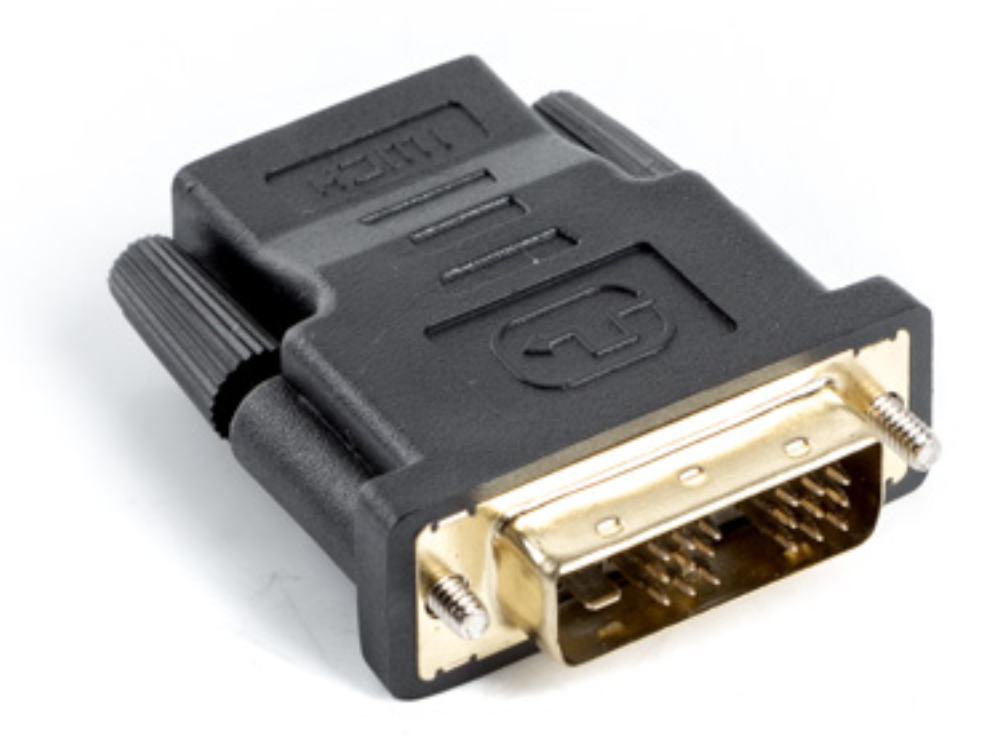 Lanberg AD-0013-BK cambiador de género para cable HDMI DVI-D 18+1 Single Link Negro