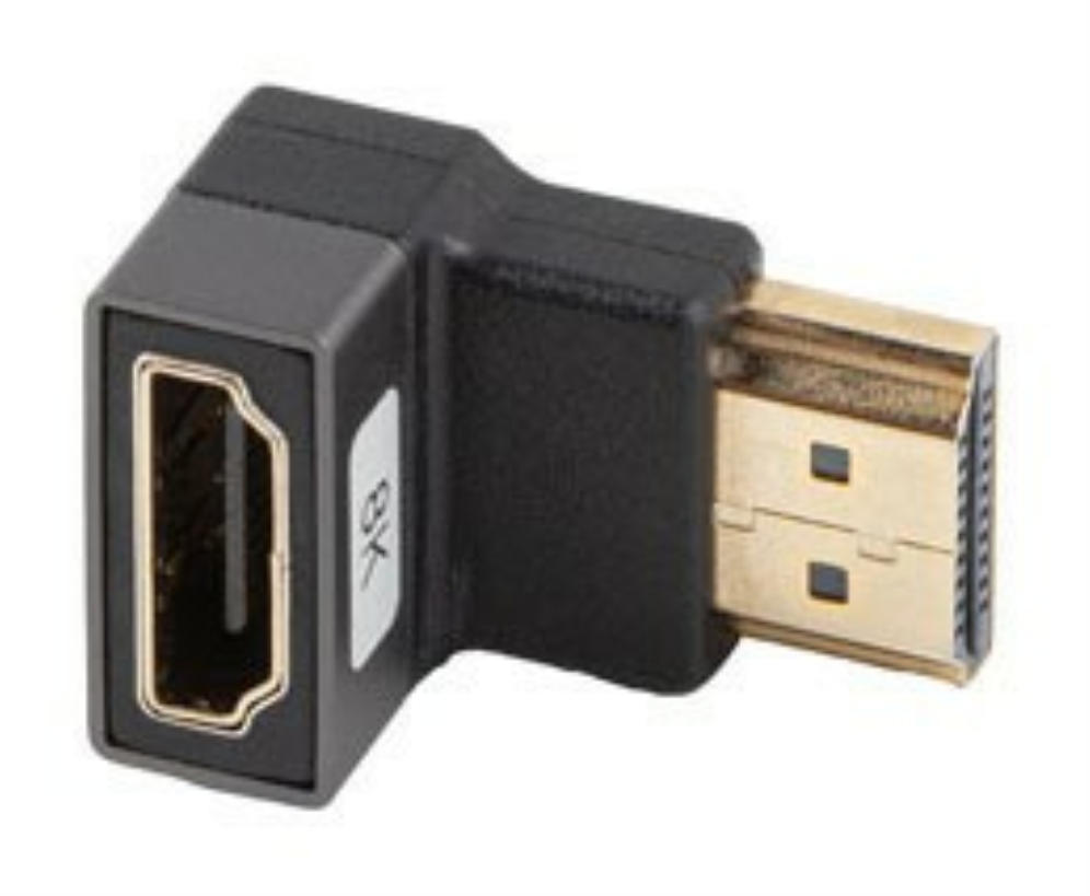 Lanberg AD-HDMI-07 adaptador de cable de vídeo HDMI tipo A (Estándar) Negro, Plata
