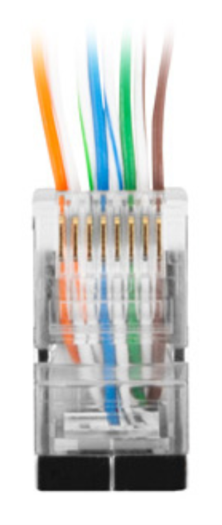 Lanberg PLS-6020EZ conector RJ45 Transparente