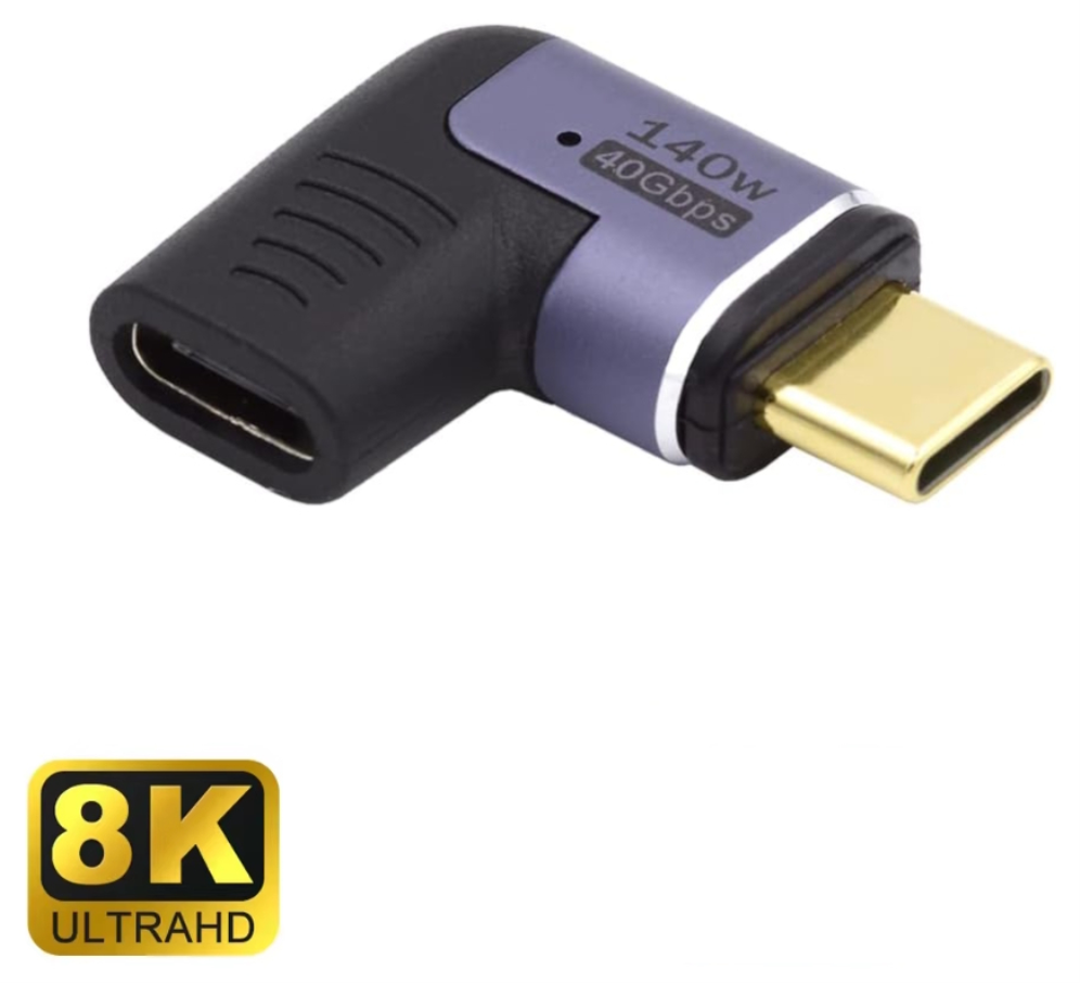 Ewent EC1048 cambiador de género para cable USB-C Negro, Púrpura