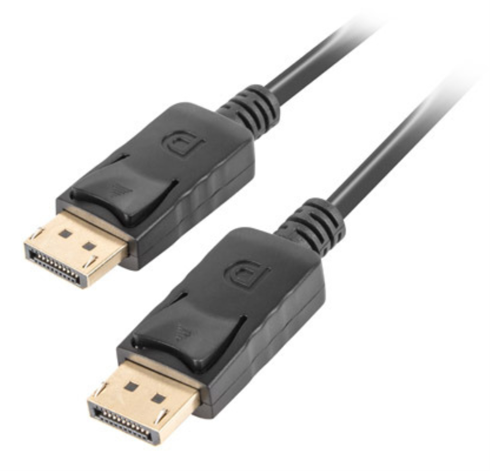 Lanberg CA-DPDP-10CC-0005-BK cable DisplayPort 0,5 m Negro