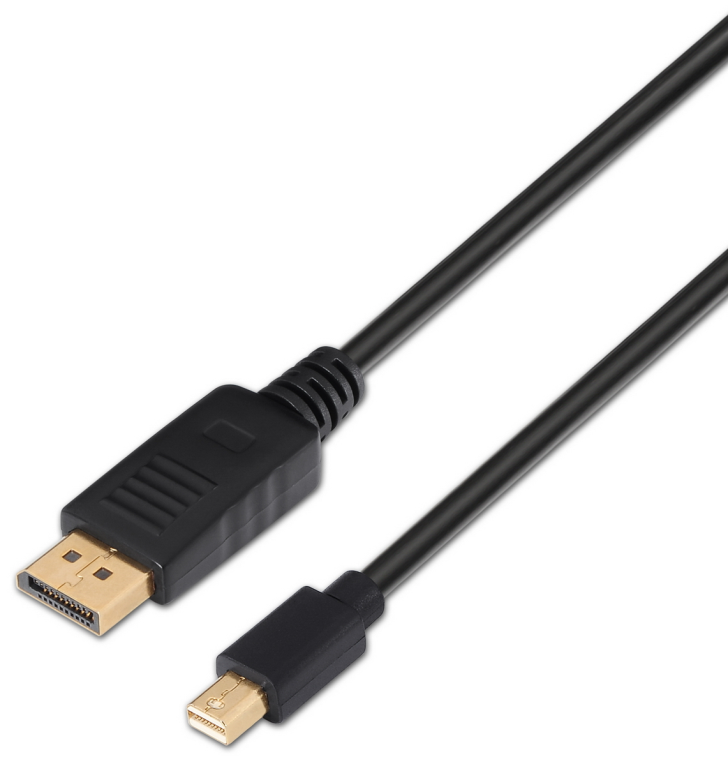 AISENS A124-0131 cable DisplayPort 2 m Mini DisplayPort Negro