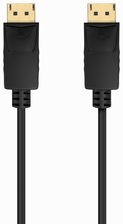 AISENS Cable DISPLAYPORT V1.2 CCS 4K@60Hz, DP/M-DP/M, Negro, 1.0m