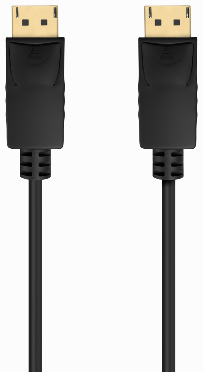 AISENS Cable DISPLAYPORT V1.2 CCS 4K@60Hz, DP/M-DP/M, Negro, 3.0m