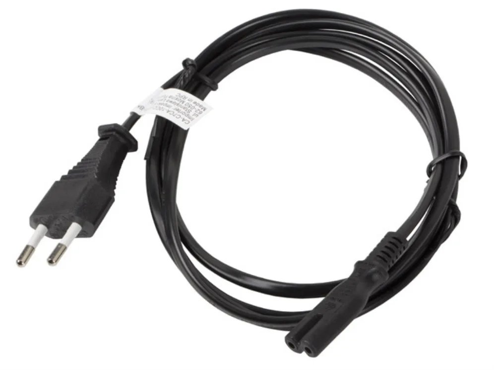Lanberg CA-C7CA-10CC-0030-BK cable de transmisión Negro 3 m C7 acoplador CEE7/16