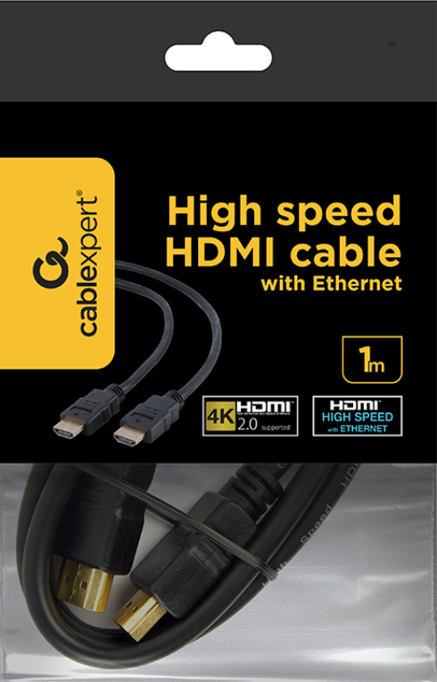 Gembird CC-HDMI4-1M cable HDMI HDMI tipo A (Estándar) Negro