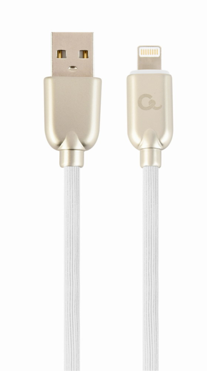 Cablexpert CC-USB2R-AMLM-1M-W cable de conector Lightning Blanco