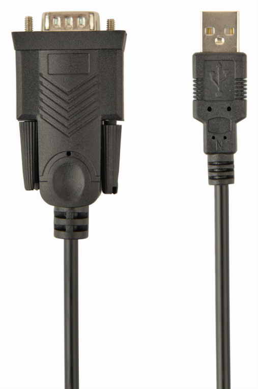 Gembird UAS-DB9M-02 cable de serie Negro 1,5 m USB tipo A DB-9