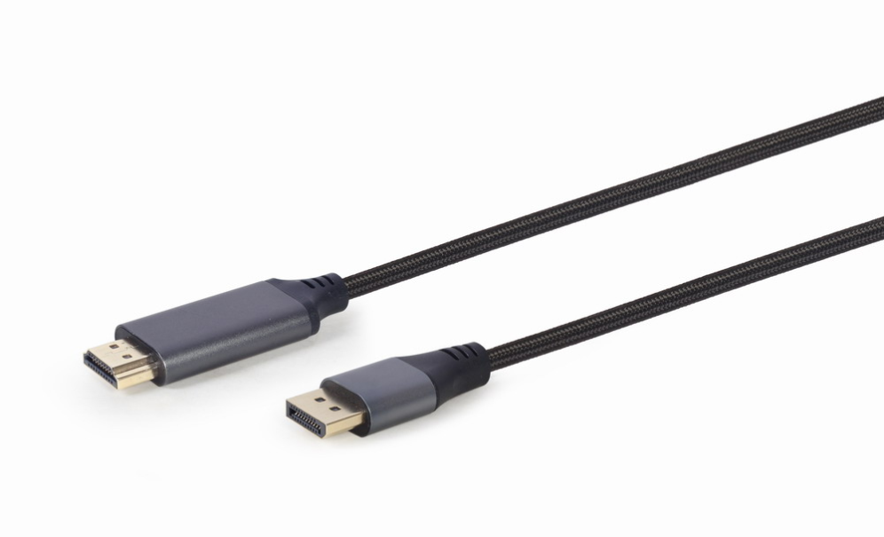 Gembird CC-DP-HDMI-4K-6 adaptador de cable de vídeo 1,8 m DisplayPort HDMI tipo A (Estándar) Negro