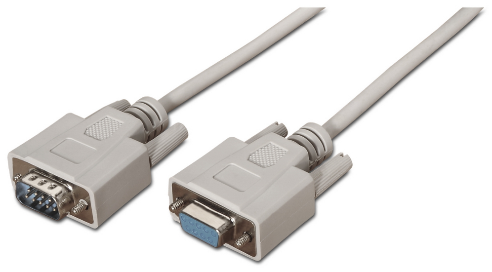 AISENS A112-0065 cable de serie Beige 1,8 m DB9