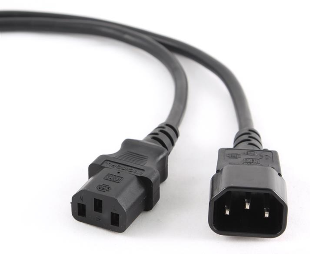 Gembird PC-189-075-1.8M cable de transmisión Negro 1,8 m C13 acoplador C14 acoplador