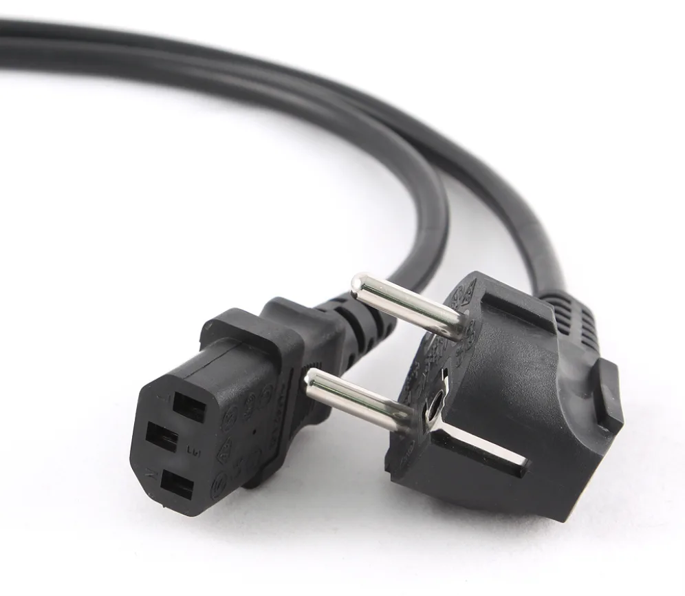 Gembird PC-186-VDE-10M cable de transmisión Negro CEE7/4 C14 acoplador