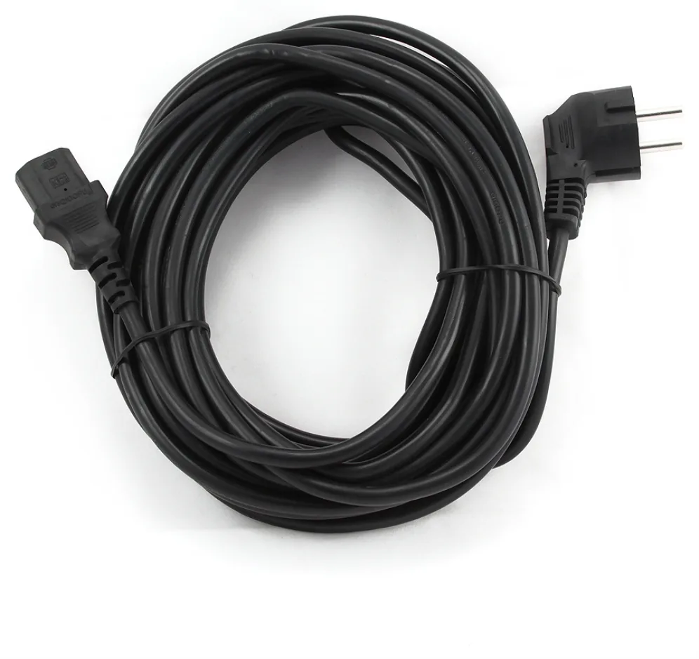 Gembird PC-186-VDE-10M cable de transmisión Negro CEE7/4 C14 acoplador