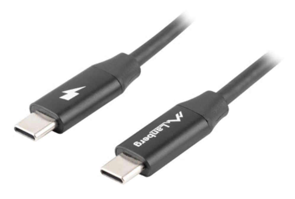 Lanberg CA-CMCM-40CU-0010-BK cable USB USB 2.0 1 m USB C Negro