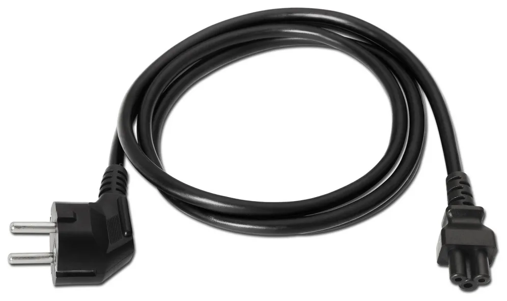 AISENS A132-0172 cable de transmisión Negro 1,5 m CEE7/7 C5 acoplador