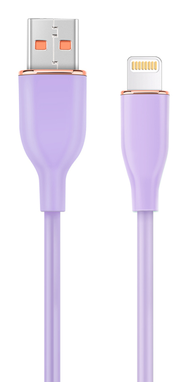 Gembird Lade- und Datenkabel 1.5 m Violett - CC-USB2S-AM8PM-1.5M-P - Digital/Daten - 1,5 m