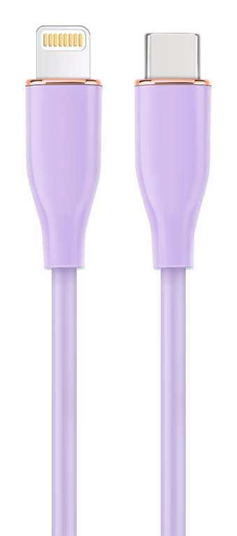 Gembird Lade- und Datenkabel 1.5 m Violett - CC-USB2S-CM8PM-1.5M-P - Digital/Daten - 1,5 m