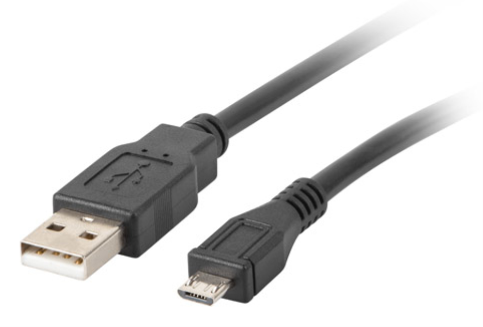 Lanberg CA-USBM-10CC-0003-BK cable USB USB 2.0 0,3 m Micro-USB B USB A 0,48 Gbit/s Negro