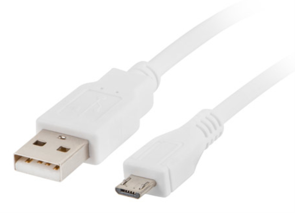 Lanberg CA-USBM-10CC-0018-W cable USB USB 2.0 1,8 m Micro-USB B USB A 0,48 Gbit/s Blanco