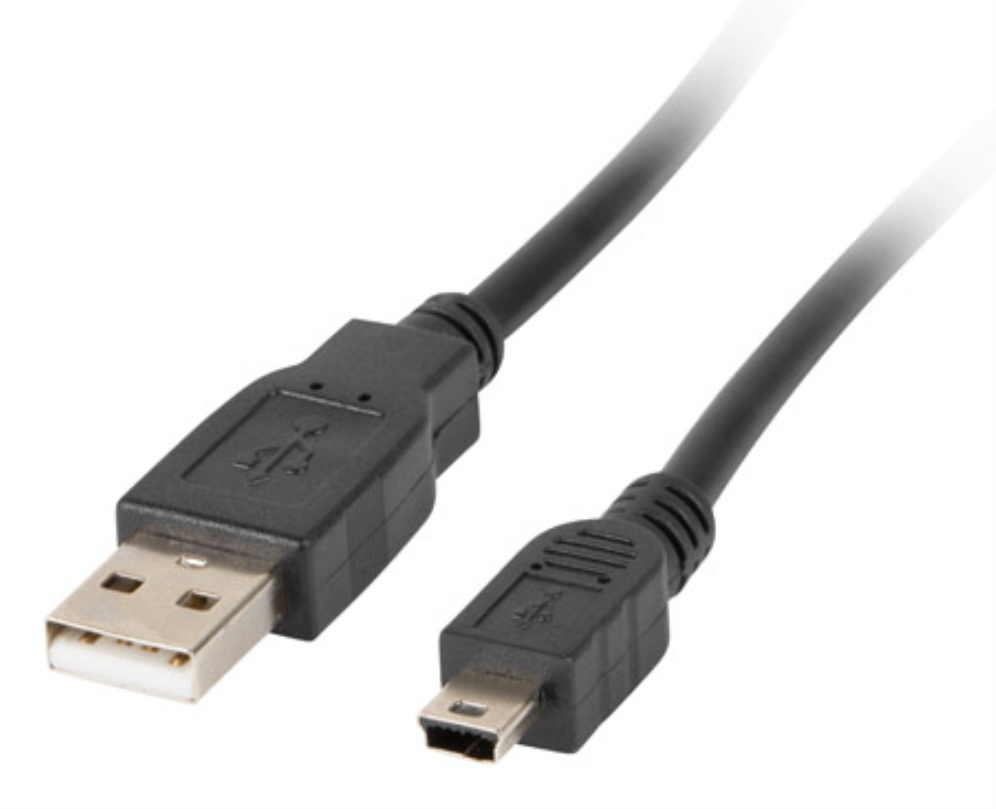 Lanberg CA-USBK-10CC-0018-BK cable USB USB 2.0 1,8 m Mini-USB A USB A Negro