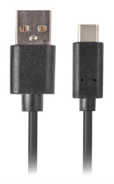 Lanberg CA-USBO-20CU-0005-BK cable USB USB 2.0 0,5 m USB C USB A Negro