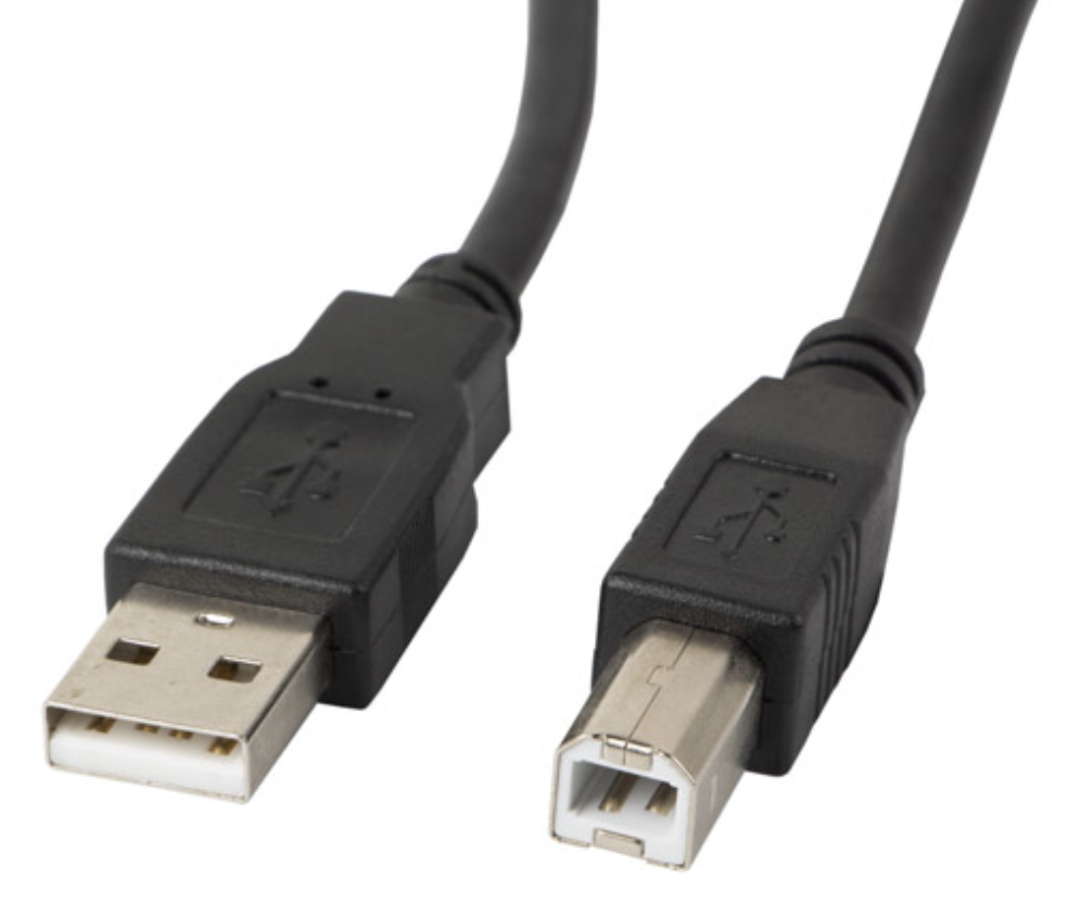 Lanberg CA-USBA-10CC-0030-BK cable USB USB 2.0 3 m USB B Negro