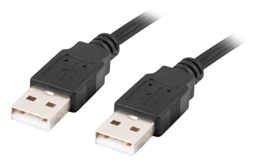 Lanberg CA-USBA-20CU-0010-BK cable USB USB 2.0 1 m Negro