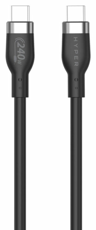HYPER HJ4002BKGL cable USB USB 2.0 2 m USB C Negro