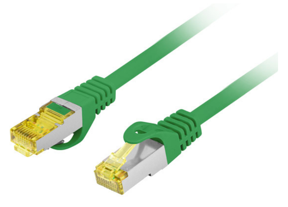 Lanberg PCF6A-10CU-0050-G cable de red Verde 0,5 m Cat6a S/FTP (S-STP)