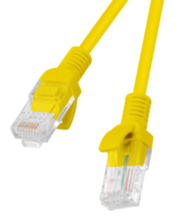 Lanberg PCU6-10CC-0300-Y cable de red Amarillo 3 m Cat6 U/UTP (UTP)