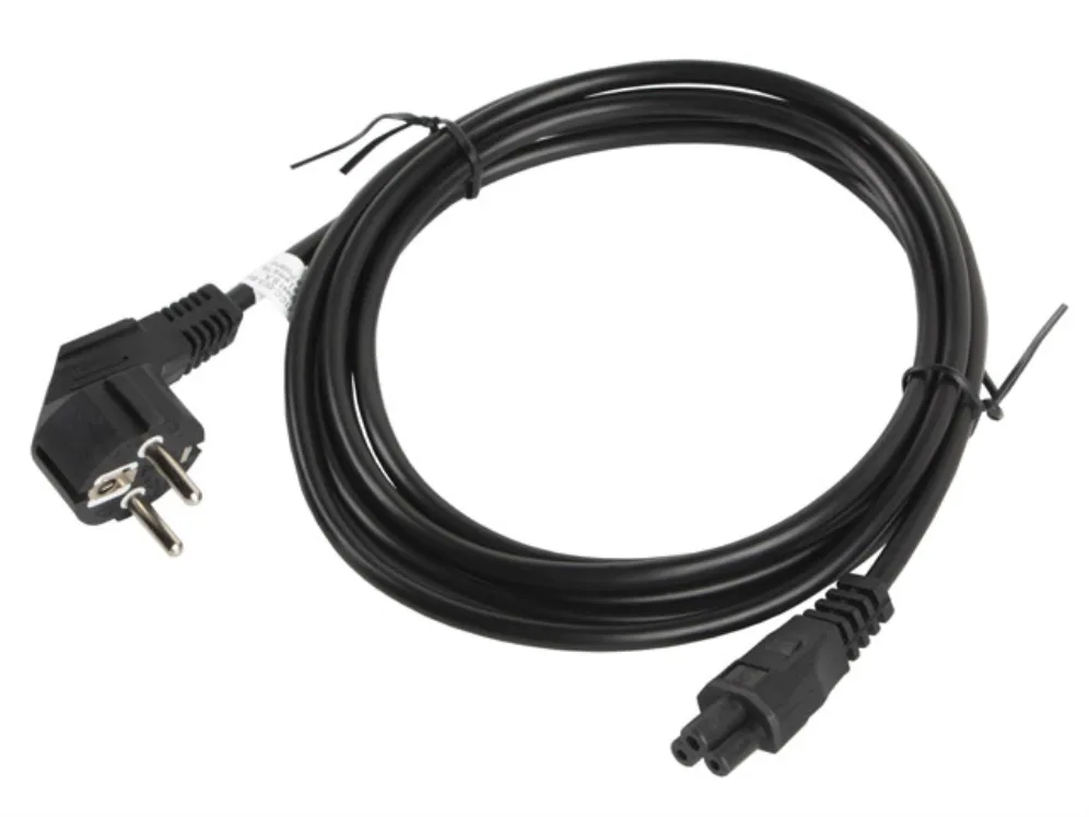 Lanberg CA-C5CA-11CC-003-BK cable de transmisión Negro 3 m C5 acoplador CEE7/7