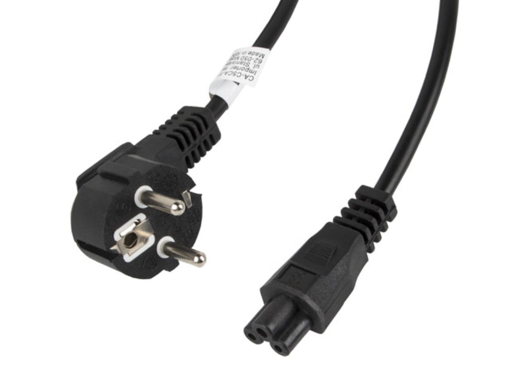 Lanberg CA-C5CA-11CC-003-BK cable de transmisión Negro 3 m C5 acoplador CEE7/7