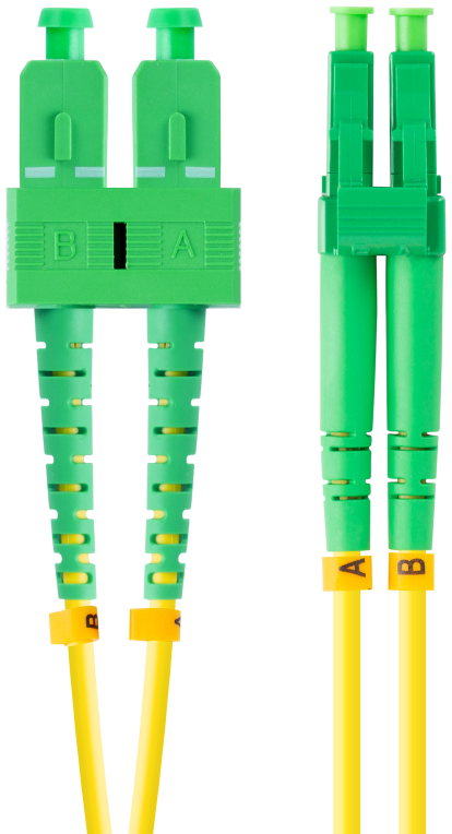 Lanberg FO-SALA-SD11-0020-YE Cable de fibra óptica e InfiniBand 2 m SC LC Amarillo