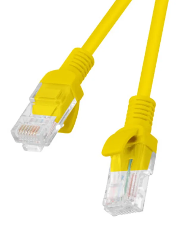 Lanberg PCU6-10CC-0150-Y cable de red Amarillo 1,5 m Cat6 U/UTP (UTP)