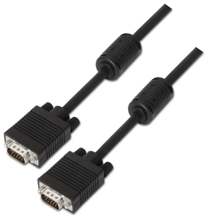 AISENS A113-0075 cable VGA 15 m VGA (D-Sub) Negro
